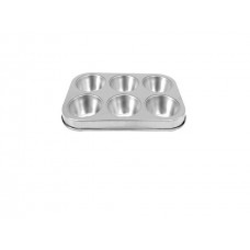 Stainless Steel 6  cups Muffin pan 