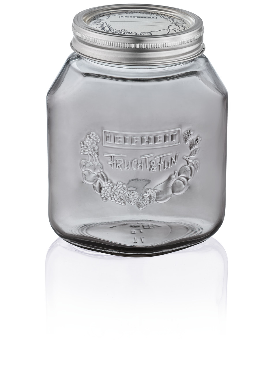 Mason Jar 1.0 L, smokey gray
