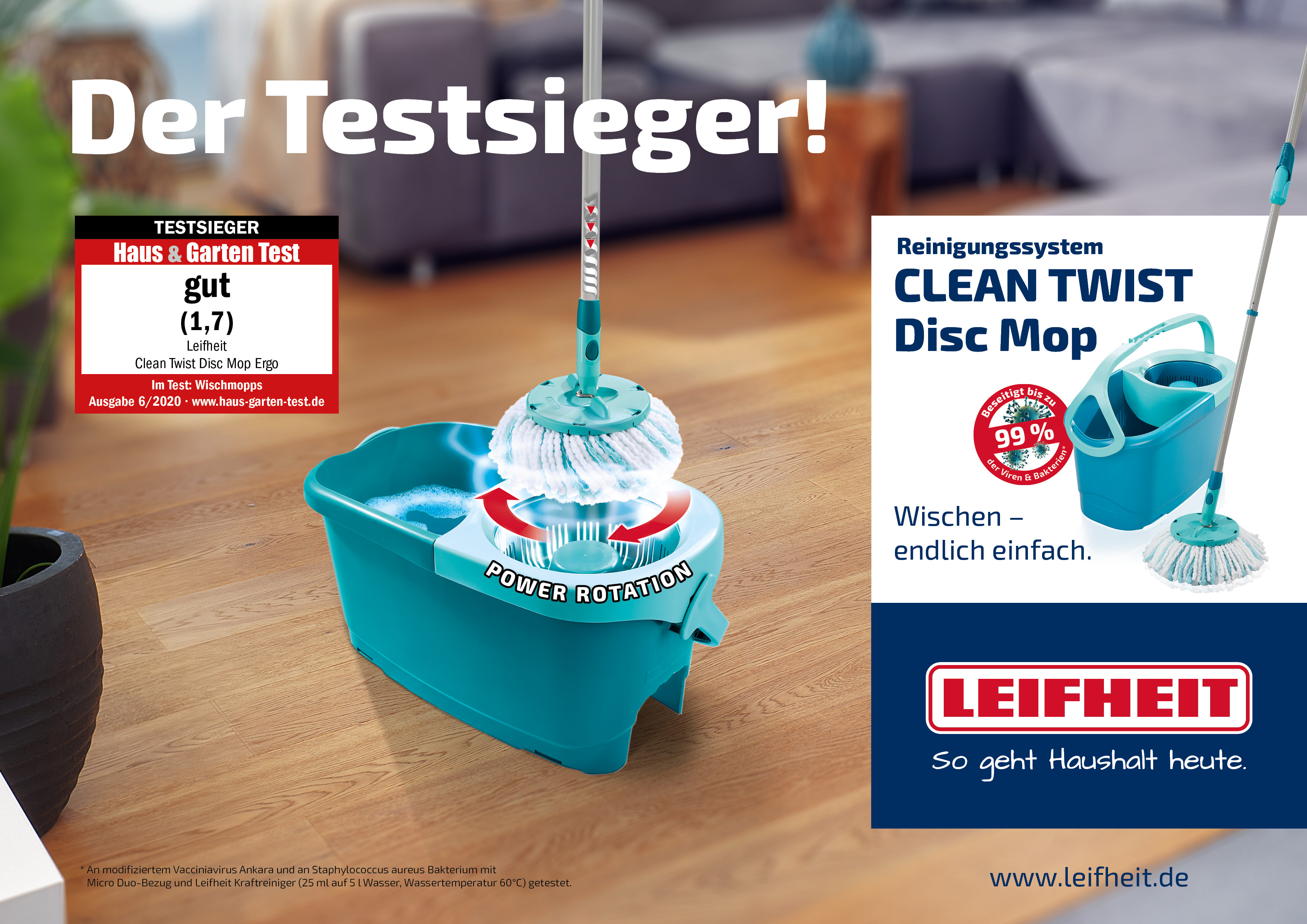 Leifheit Clean Twist Mop Ergo Set 52101